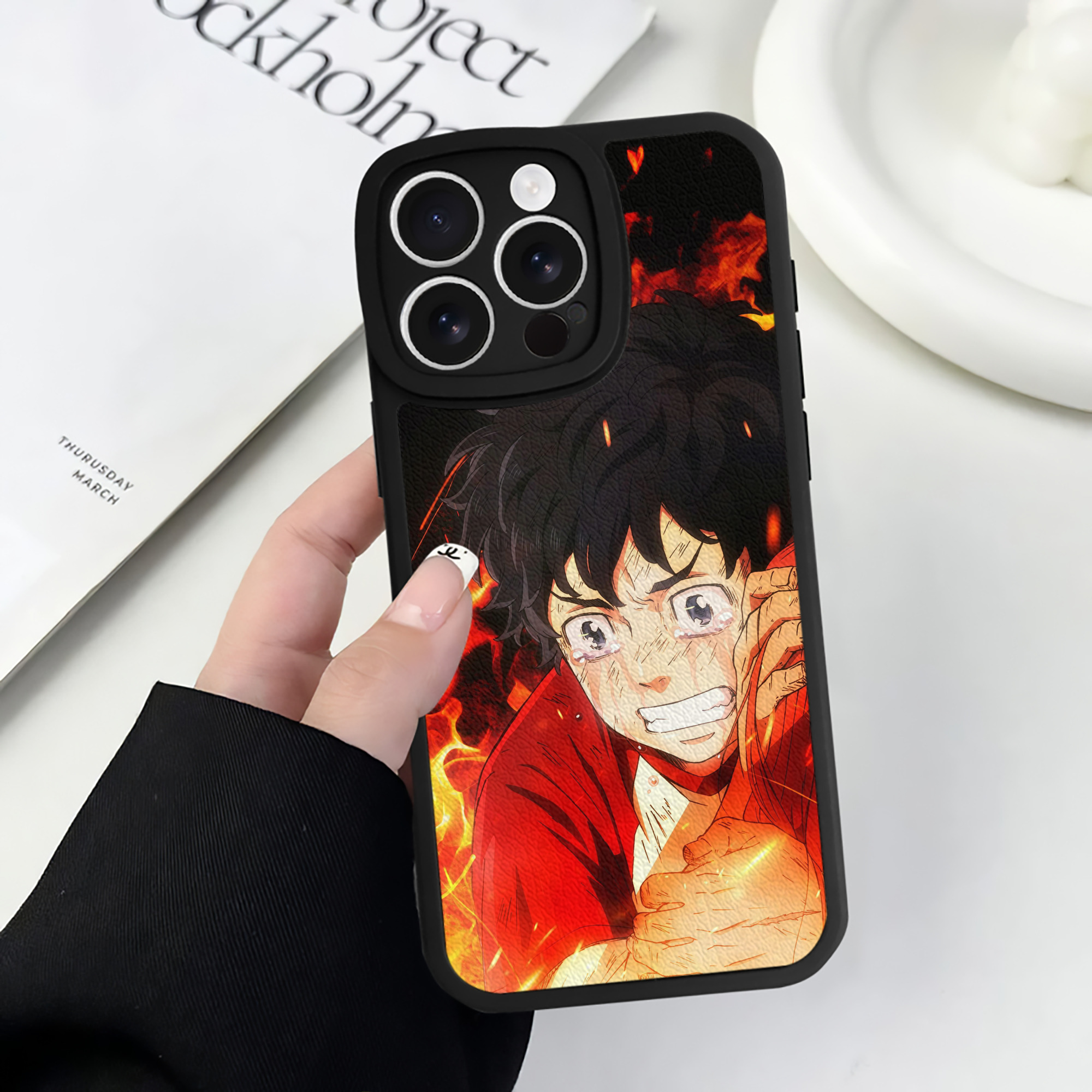 （画像用） 東京リベンジャーズ Tokyo Revengers 【iPhone 16シリーズ対応】シリコンスマホケース（レザー調） 材質：シリコン